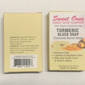 Experience the powerful combination of Turmeric and African Black Soap, a unique blend designed to cleanse, nourish, and heal your skin naturally. African Black Soap, known for its deep-cleansing and soothing properties, is enriched with turmeric to provide antioxidant and anti-inflammatory benefits, making it ideal for treating acne, hyperpigmentation, and uneven skin tone.