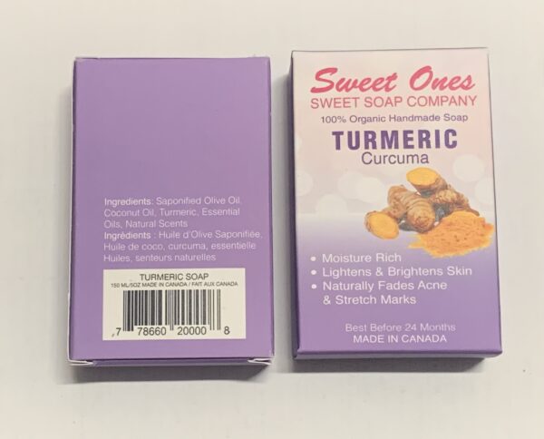Pamper your skin with the natural healing properties of Turmeric Organic Natural Soap, crafted with care to cleanse, brighten, and rejuvenate. This soap is made from the finest organic ingredients, with turmeric at its heart, offering powerful antioxidant and anti-inflammatory benefits.