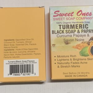 Turmeric Black Soap & Papaya