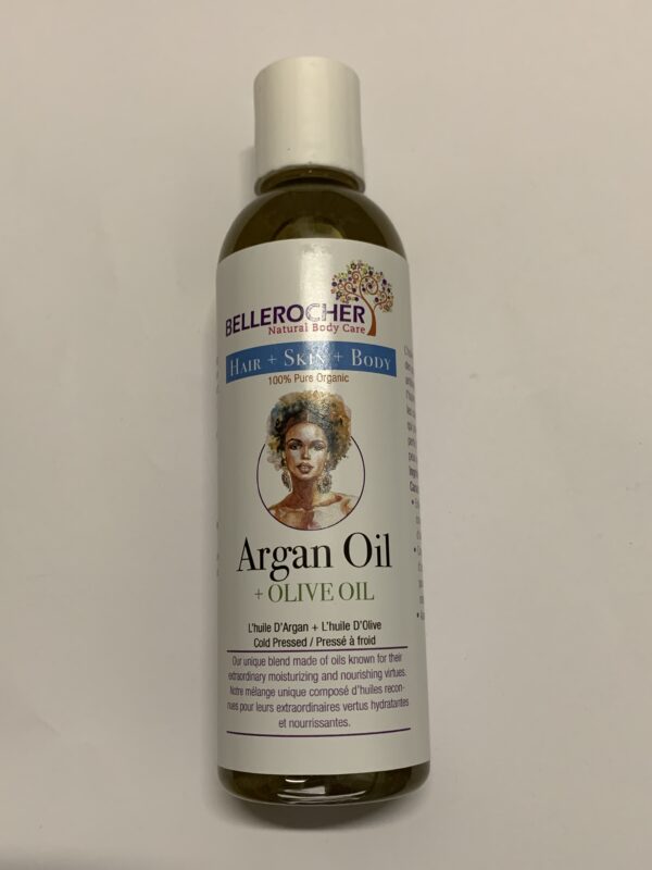 Experience the ultimate nourishment for your hair and skin with our Argan Oil and Olive Oil Blend, a luxurious, all-natural formula packed with vitamins, antioxidants, and essential fatty acids. Argan oil is rich in vitamin E and essential oils that hydrate and restore hair’s natural shine, while olive oil’s deep moisturizing properties nourish and protect both hair and skin.